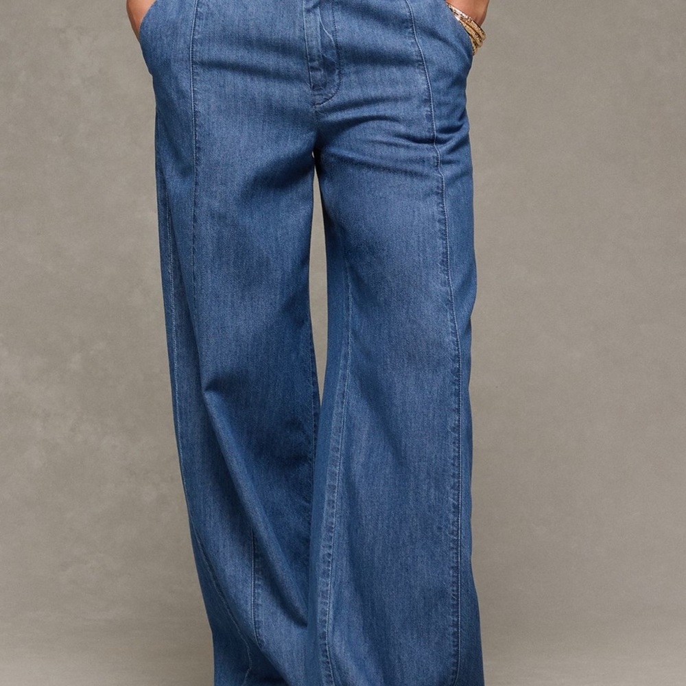 American eagle Wide-Leg baggy trousers Jeans women size 4